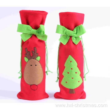 Christmas Dress Bottle Cover Wine Bottle Decoration